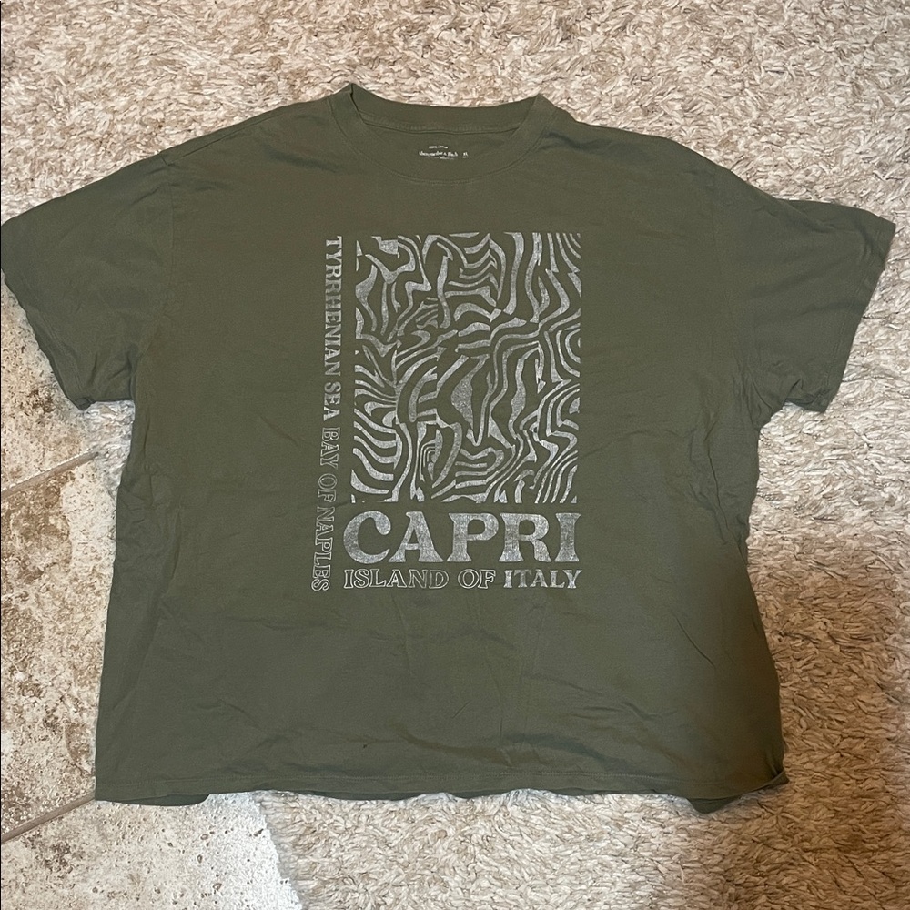 Abercrombie & Fitch Olive T-Shirt